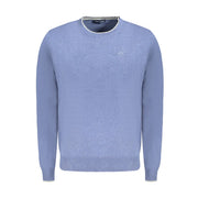 North Sails Blue Cotton Men Sweater