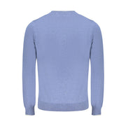North Sails Blue Cotton Men Sweater