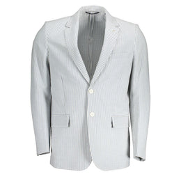 Gant White Cotton Men Jacket
