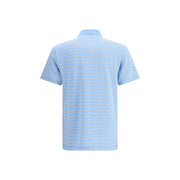 Prada Light Blue Cotton Polo Shirt