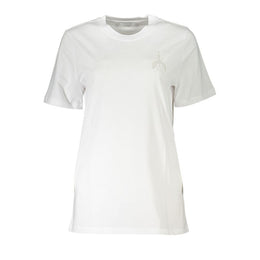 Patrizia Pepe White Cotton T-Shirt