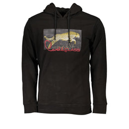 Cavalli Class Black Cotton Sweatshirt