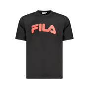 Fila Black Cotton T-Shirt