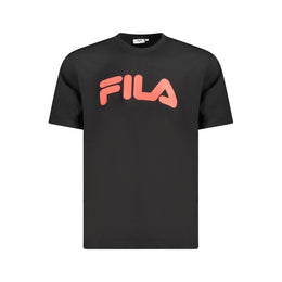 Fila Black Cotton T-Shirt