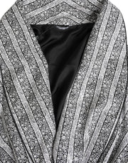 Dolce & Gabbana Multicolor Floral Robe Coat Wrap Jacket