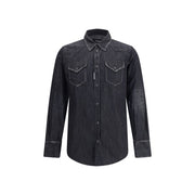 Dsquared² Black Denim Shirt