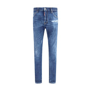 Dsquared² Blue Cotton Skinny Jeans
