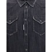 Dsquared² Black Denim Shirt