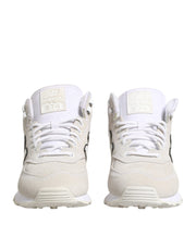 New Balance Off White Suede Sneakers Shoes