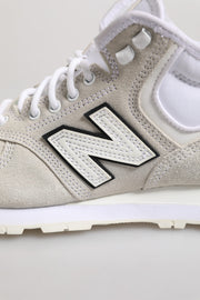 New Balance Off White Suede Sneakers Shoes