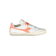 Diadora White Fabric Sneaker