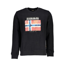 Napapijri Black Cotton Sweatshirt