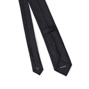 Jil Sander Black Silk Tie