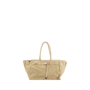 Benedetta Bruzziches Beige Calf Leather Bos Taurus Shoulder Bag