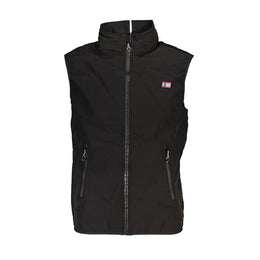 Scuola Nautica Black Polyester Sleveless Jacket