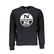 North Sails Black Cotton Sweatshirt