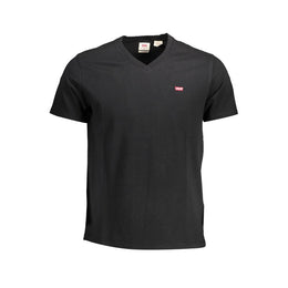 Levi's Black Cotton T-Shirt