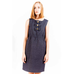 Love Moschino Blue Cotton Dress