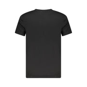 Cavalli Class Black Cotton Men T-Shirt