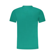 Cavalli Class Green Cotton Men T-Shirt