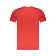Cavalli Class Red Cotton Men T-Shirt