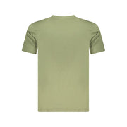 Cavalli Class Green Cotton Men T-Shirt