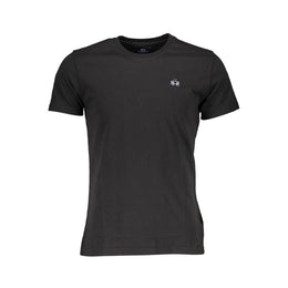 La Martina Black Cotton T-Shirt