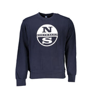 North Sails Blue Cotton Men Sweater