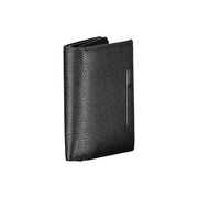 Calvin Klein Sleek Black Leather Wallet with Coin Purse