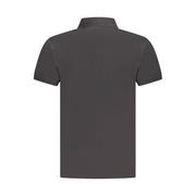 Timberland Black Cotton Polo Shirt