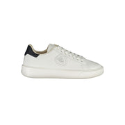 Blauer White Polyester Sneaker