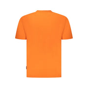 Napapijri Orange Cotton Men T-Shirt