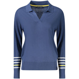 North Sails Blue Cotton Women Sweater