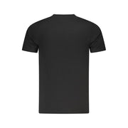 Cavalli Class Black Cotton Men T-Shirt