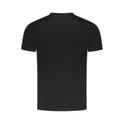 Cavalli Class Black Cotton Men T-Shirt
