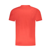 Cavalli Class Red Cotton Men T-Shirt