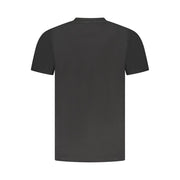 Cavalli Class Black Cotton Men T-Shirt