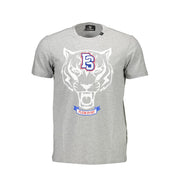 Plein Sport Brown Cotton Men T-Shirt