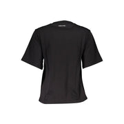Cavalli Class Black Cotton T-Shirt