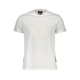 La Martina White Cotton T-Shirt