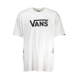 Vans White Cotton Men T-Shirt