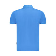 Napapijri Blue Cotton Men Polo Shirt