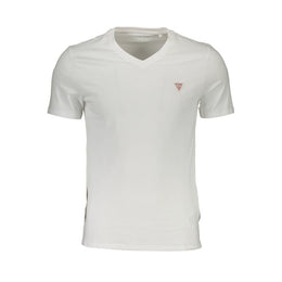 Guess Jeans White Organic Cotton Men T-Shirt