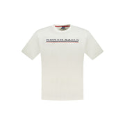 North Sails White Cotton Men T-Shirt