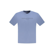 North Sails Blue Cotton Men T-Shirt