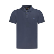 Timberland Blue Cotton Polo Shirt