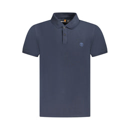 Timberland Blue Cotton Polo Shirt