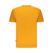 Napapijri Orange Organic Cotton Men T-Shirt