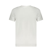 Cavalli Class White Cotton Men T-Shirt