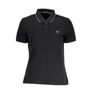 Napapijri Black Cotton Polo Shirt